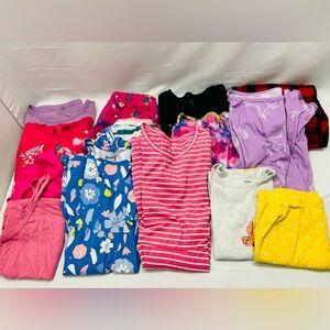 Girls Clothes Size 7/8 8 Kids 14 pc. Lot Dresses Leggings Pajamas Tops